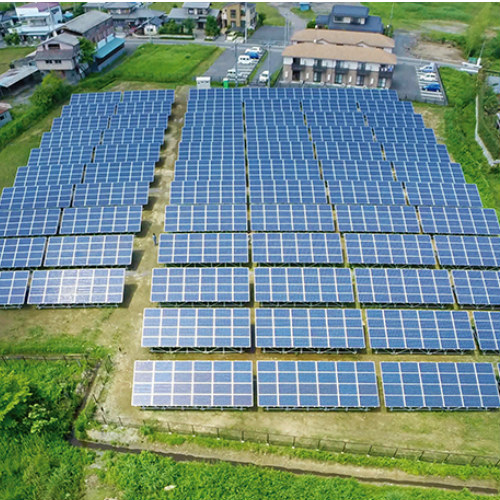  2.6MW projeto solar térreo localizado no japão 2017 