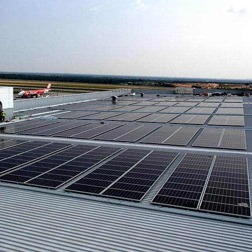  5,8 MW projeto de telhado de zinco solar na Malásia 2016 