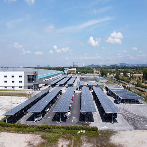  1.6MW projeto de garagem solar na Malásia 2019 