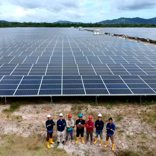  23,7 MW projeto de solo localizado na Malásia 2018 