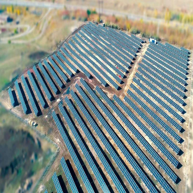  2MW projeto de montagem solar no solo na armênia 2019 