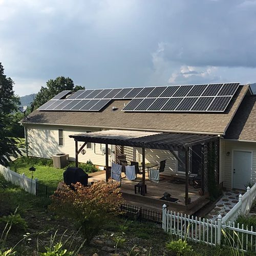  1.05MW projeto de telhado de telha solar na França 2017 